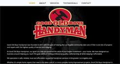 Desktop Screenshot of goodoldboyshandyman.com