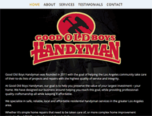 Tablet Screenshot of goodoldboyshandyman.com